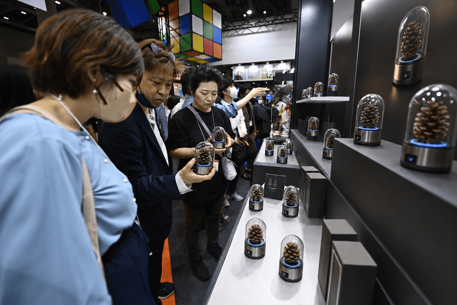 Kozalak AI booth presentation at China High-Tech Fair