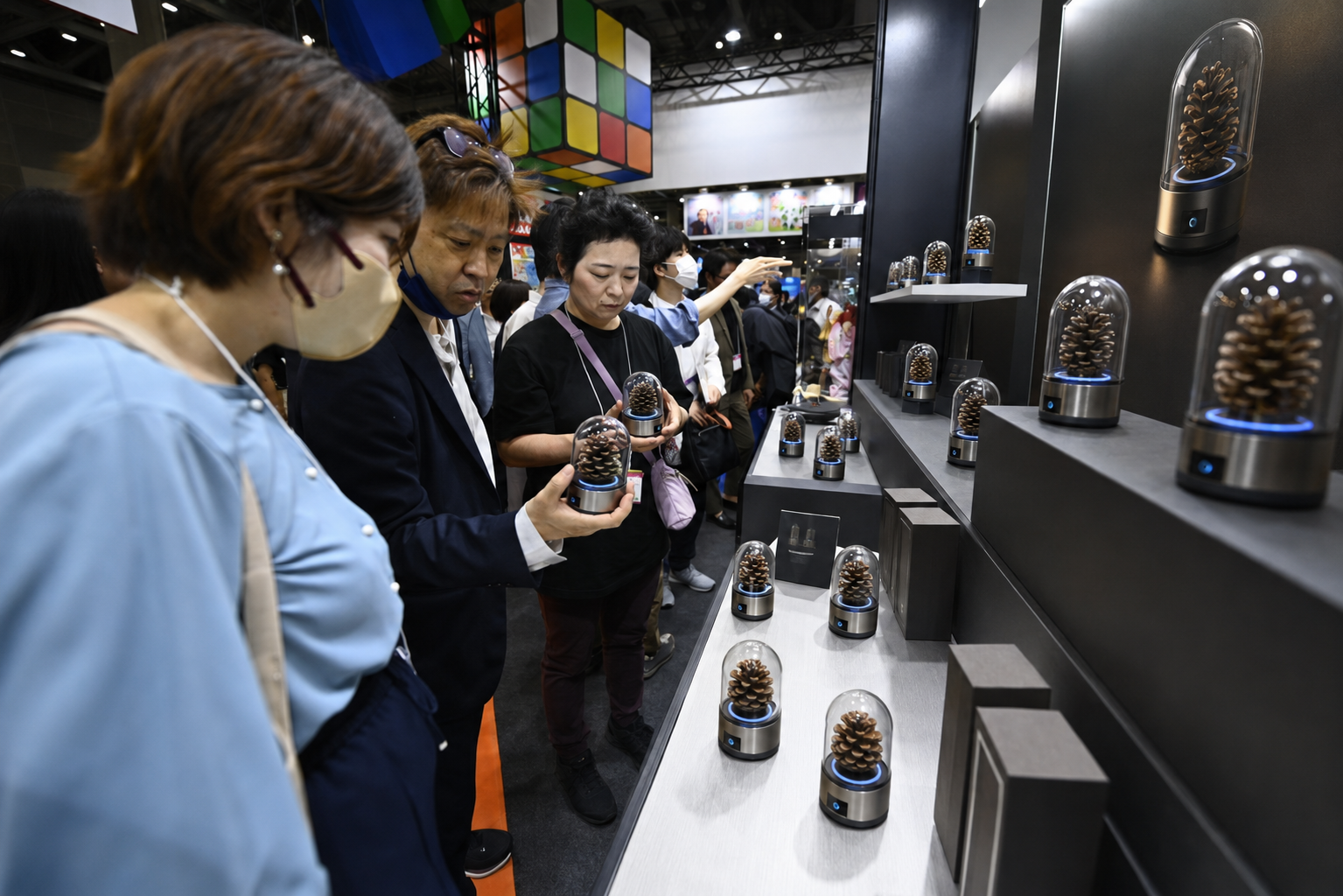Kozalak AI booth presentation at China High-Tech Fair